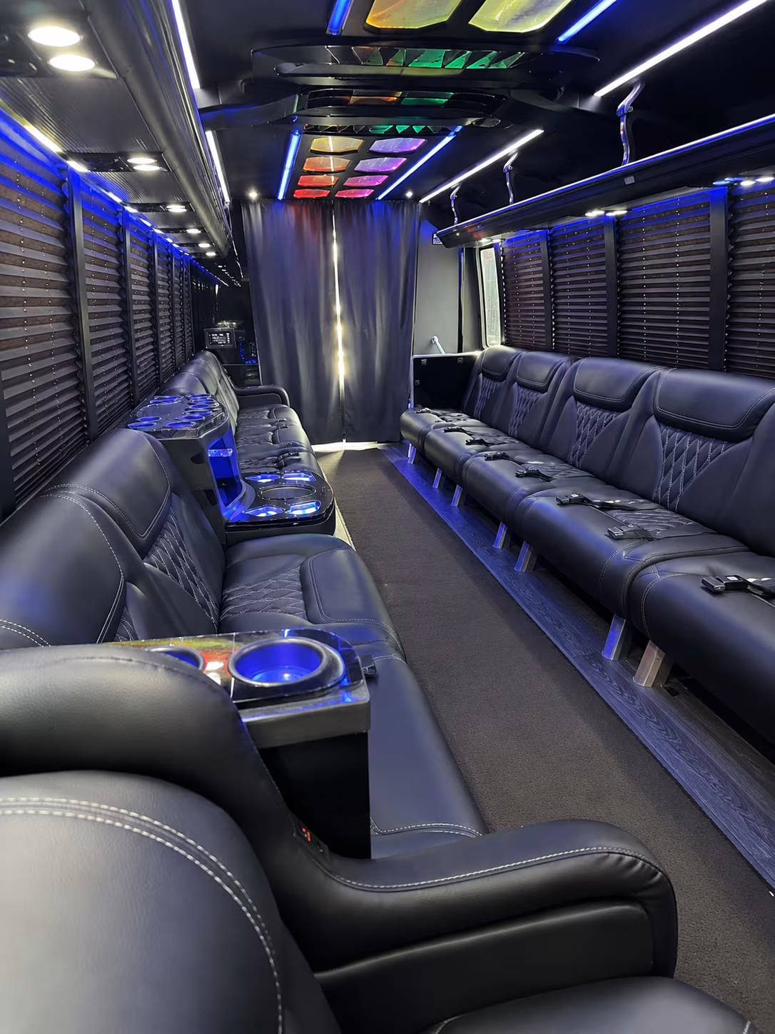 gaslamp quarter downtown san diego nightlife party bus rental