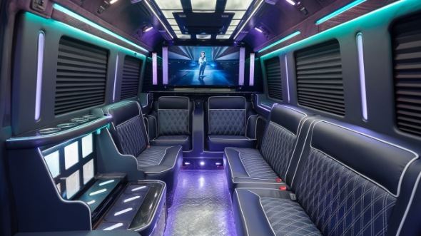 party bus rental interior carlsbad